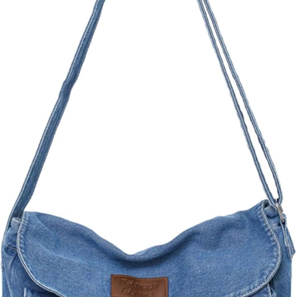 Y2k Blue Jean Purses For Women Denim Purses And Handbags